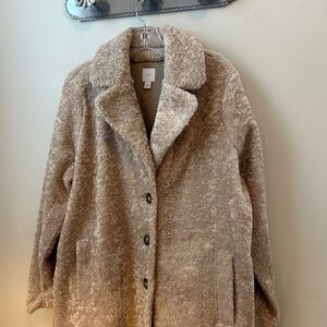 J Jill Faux Fur Coat